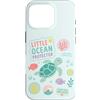 Mini Me Sayings Custodia per iPhone 16 Pro Little Ocean Protector - Tartaruga marina per bambini