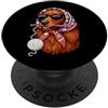 Vintage Retro Knitting Cute Lover Women Irish Setter Dog Granny Square Crochet Yarn Crochet Lover PopSockets PopGrip Adesivo