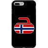 Curling Norwegian Norway Flag Curl Stone Custodia per iPhone 7 Plus/8 Plus Curling Norvegese Bandiera Norvegia Curl Stone Classic T-shirt