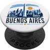 Studio Culturale Urban Explorer Design Vintage della Skyline di Buenos Aires PopSockets PopGrip Adesivo