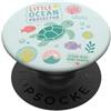 Mini Me Sayings Little Ocean Protector - Tartaruga marina per bambini PopSockets PopGrip Adesivo