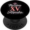 Mis Quince Alejandra Tees Mis Quince Alejandra 15 Quinceanera Festa di compleanno messicana PopSockets PopGrip Adesivo