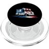 Paint Dripping Patriotic 4th of July US Ice Cream Truck Bandiera Americana USA Drip Graffiti Amante PopSockets PopGrip per MagSafe