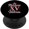 Mis Quince Valeria Tees Mis Quince Valeria 15 Quinceanera Messicano Compleanno XV Festa PopSockets PopGrip Adesivo
