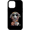 Vintage Retro Knitting Cute Lover Women Custodia per iPhone 12 Pro Max Greyhound Italian Greyhound Granny, filato quadrato all'uncinetto