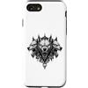 Wholesome Sketch Co Custodia per iPhone SE (2020) / 7/8 Opera d'arte Cerberus Hellhound Dark Fantasy Underworld Beast