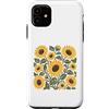 Vintage Boho Floral Wildflowers Graphic Custodia per iPhone 11 Fiori Boho Vintage Floreale Fiori di campo Botanico Natura