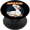 Duck Breeds Waterfowl Animal Cute Ducks Anatre carine per amanti degli animali del fumetto di Bali PopSockets PopGrip Adesivo