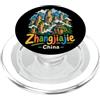 China Souvenir Gift Regalo disegnato a mano del punto di riferimento del souvenir di viaggio della Cina di Zhangjiajie PopSockets PopGrip per MagSafe