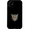 Clouded Leopard Design Custodia per iPhone 11 Leopardo nuvoloso