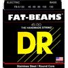 DR FB5-130 Fat-Beam Medium 045/130 Muta 5 Corde per Basso Elettrico Stainless...