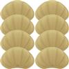 DOULEIN Inserti per tallone, 4 paia di cuscinetti autoadesivi per tallone, antiscivolo, cuscinetti per scarpe troppo grandi, per donne e uomini, scarpe larghe, riparazione fori per scarpe sportive, protezioni