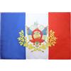 AZ FLAG BANDIERA FRANCIA CON STEMMA TERZA REPUBBLICA 90x60cm - BANDIERA BLASONE FRANCESE 60 x 90 cm foro per asta - AZ FLAG