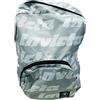Seven ZAINO INVICTA LETTERING PACKABLE PACK GRIGIO E BIANCO - TASCA INTERNA PER RISPORRE LO ZAINETTO RIPIEGATO