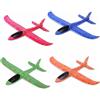 Spielotopia Set di 4 alianti - Volantino in polistirolo resistente schiuma EPP - Pattini di lancio in 4 colori - Giocattolo all'aperto per bambini regalo per ragazzi e ragazze