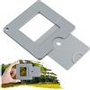 Generico View Finder, View Finder Portatile Con Meccanismo Scorrevole, Gadget View Finder Per Pittura Con Isolamento Dei Colori, Strumento Di Acquisizione Della Vista Scorrevole E Trasparente