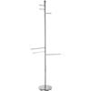 Generico Piantana Porta Accappatoio in Acciaio Cromato - 6 Bracci alta 177 cm
