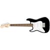 Fender Squier Mini Strat V2, Chitarra Elettrica per Bambini e Principianti, Mancina, Nera, Include Corsi Online Fender Play, Chitarra per Bambini, Chitarra per Principianti