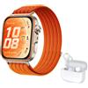 HUAWEI WATCH FIT 5 Pro Smartwatch Arancione FreeBuds SE 4 Bianco GPS ECG 1,92