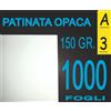 New Paper 1000 FOGLI 150 GR A3 CARTA PATINATA OPACA STAMPANTI LASER X PIEGHEVOLI