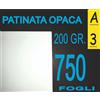 New Paper 750 FF Carta 200 GR fotografica PATINATA OPACA x stampante laser A3