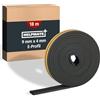 HELPMATE - Guarnizione a profilo E 9x4mm - 18m - fessura di 2-3,5mm