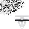 CGEAMDY 50 Pezzi Lato Trim Clip, Clip Per Rivestimento Auto, Gonna Laterale Trim Davanzale Clips, Plastica Gonna Laterale, Clip Per Auto Davanzale Della Porta Pannello, Guarnizione In Spugna