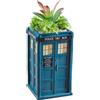 SCS Direct Doctor Who Tardis Indoor Planter for Real & Faux Plants & Succulents, 6 Ceramic - Special Dr. Who Decor for Home, Office - Officially Licensed - Gift for Teens, Adults