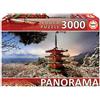 Educa - Puzzle da 3000 pezzi per adulti | Mount Fuji And Chureito Pagoda - Panorama. Misura: 144 x 68 cm. Include servizio pezzi mancanti. Consigliato a partire dai 14 anni (18013)