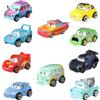 Mattel CARS - Mini Racers, set da 10 mini auto da collezionare, veicoli a spinta dei personaggi più famosi di Disney Pixar Cars, giocattolo per bambini, 3+ anni, GRW27