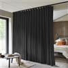 MaKefeile Tende divisorie - Pannelli oscuranti totali per la privacy, isolamento termico, riduzione del rumore, per camera da letto, soggiorno, binario per soffitto, larghezza 4,6 m x altezza 2,1 m
