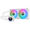 Thermaltake TH280 V2 ARGB Sync/AlO Liquido Cooler/Fan 140mm* 2/PWM 500~1800 RPM/Mirror Waterblock/MB ARGB Sync Control/Bianco, CL-W377-PL14SW-A