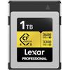 LEXAR Carte CFexpress PRO Type B GOLD 4.0 series 1TB - R3600/W3300MB/s