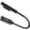 Bacron Cavo di alimentazione USB C da 65 W con adattatore magnetico DC, adattatore magnetico da USB C a DC per Surface Pro 7/Pro 6/Pro 5/Pro 4/Pro 3, Surface Laptop 4/3/2/1, Surface Book Surface Go 3