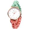 JewelryWe Orologio da Polso Elastico da Ragazze: Orologio Simpatici Cinturini Elastici Stampati Colorati per Ragazze Donne