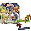 AKEDO Figure di combattimento Teenage Mutant Ninja Turtles Legends of Akedo: Michelangelo vs Evil Bepop