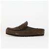 Birkenstock Scarpe Birkenstock Naples Wrapped Suede Leather Concrete Gray