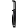 Victorinox Iota Pelapatate Universale, Bordo Seghettato, Acciaio, Nero | Pelaverdure ideale per frutta e verdura a buccia morbida, lama dentata extra affilata, lavabile in lavastoviglie, Swiss Made