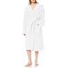 Caleffi Sirena Accappatoio con Cappuccio, Cotone , Bianco, XL, 37091