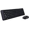Logitech MK220 Combo Tastiera e Mouse Wireless Compatti per Windows | Layout ‎Portoghese QWERTY - Nero