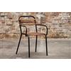 PIB Sedia Mistral con braccioli in stile vintage