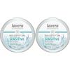 lavera Crema deodorante a base sensitiva, naturale e sensibile, con aloe vera e minerali naturali, protezione affidabile per 48 ore, cosmetico naturale, vegano, biologico (1 x 50 ml) (Confezione da 2)
