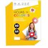 m-office Fogli Colorati A4 80g Per Stampanti e Lavoretti Creativi · m-office (100f, Oro)