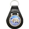Gifshop UK Portachiavi In Pelle Orso Polare