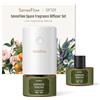 SenseFlow Diffusore di Oli Essenziali SF101 PRO Ultrasuoni Senza Acqua Profumatore per Ambienti, 100% Vegetale, Aroma Fino a 120 Giorni, LED, Ideale per Casa, Hotel e Studio - Sencha Giapponese