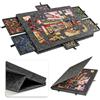 StarTech Tavola da puzzle portatile in feltro - Tavolo da puzzle pieghevole con supporto e coperchio - 6 cassetti - Per un massimo di 1000 pezzi