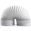 NEDIS Tubo di uscita dell'aria in PVC | 127 mm | 6,00 m | adatto per: asciugatrici/prese d'aria | bianco bianco 6,00 m