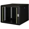 Digitus DN1909U66B Armadio 9U Unità da Muro Linea Soho 509 X 600 X 600 mm, Nero Ral9005