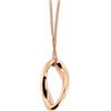 Akzent Collana da donna in acciaio inox con ciondolo, 45 + 5 cm oro rosa