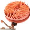 Generico Luffa scrubber per il corpo in silicone, spazzola in silicone,Pennello in luffa in | Spazzola da bagno morbida in spugna per doccia Spazzola da bagno rotante innovativa 2 in 1 igieni